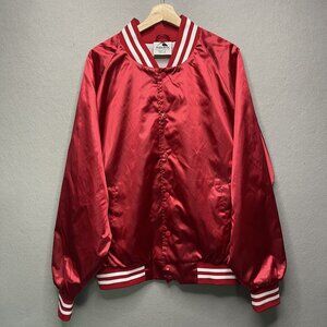 Augusta Sportswear XL Wes Brown Haul Out The Holly Lit Up Red Varsity Jacket